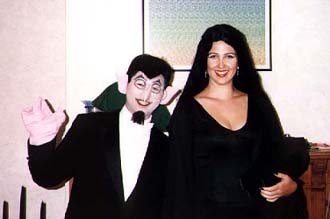 the Count and Morticia